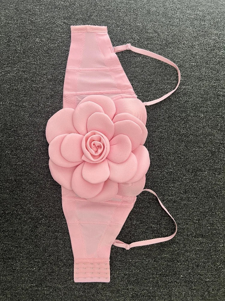 Retro Flower Beaded Cotton Camisole Top VestiVogue