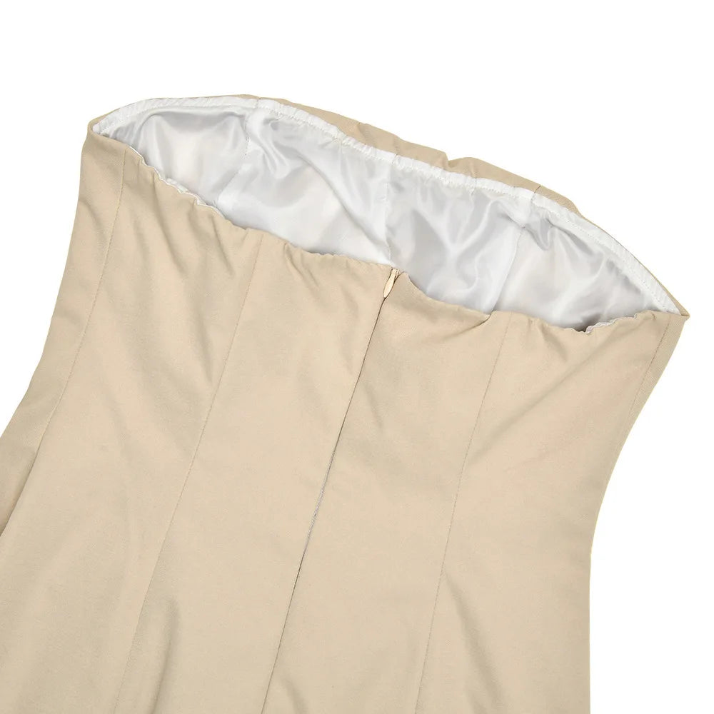 Chic A-Line Off-Shoulder Mini Dress VestiVogue