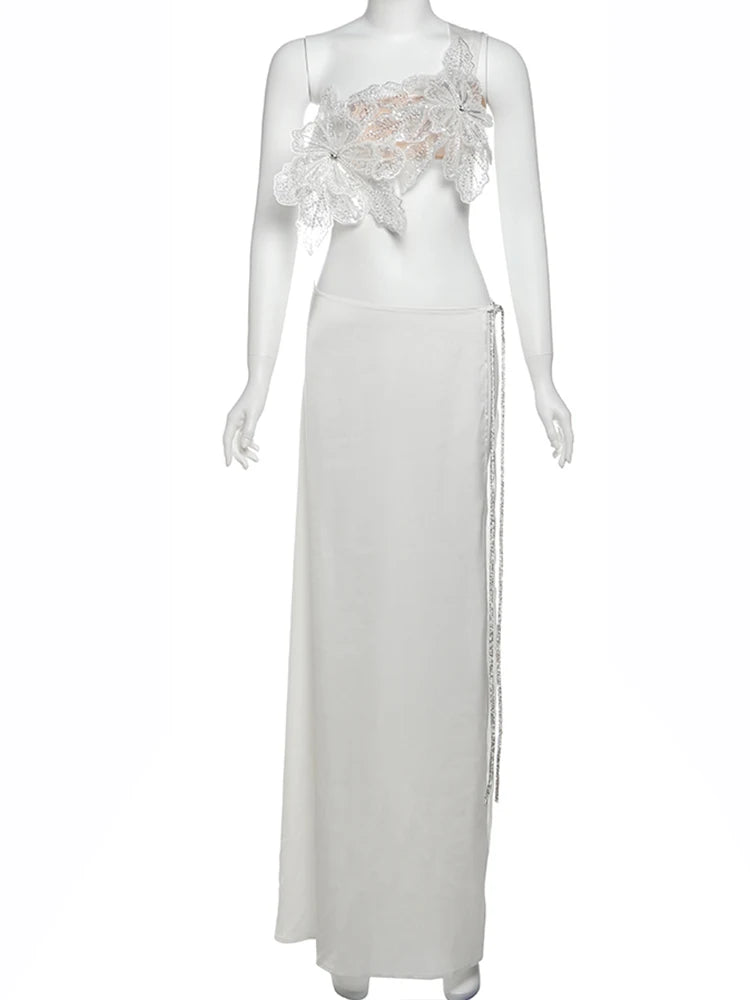 Asymmetrical Sexy Two-Piece Clubwear Set VestiVogue