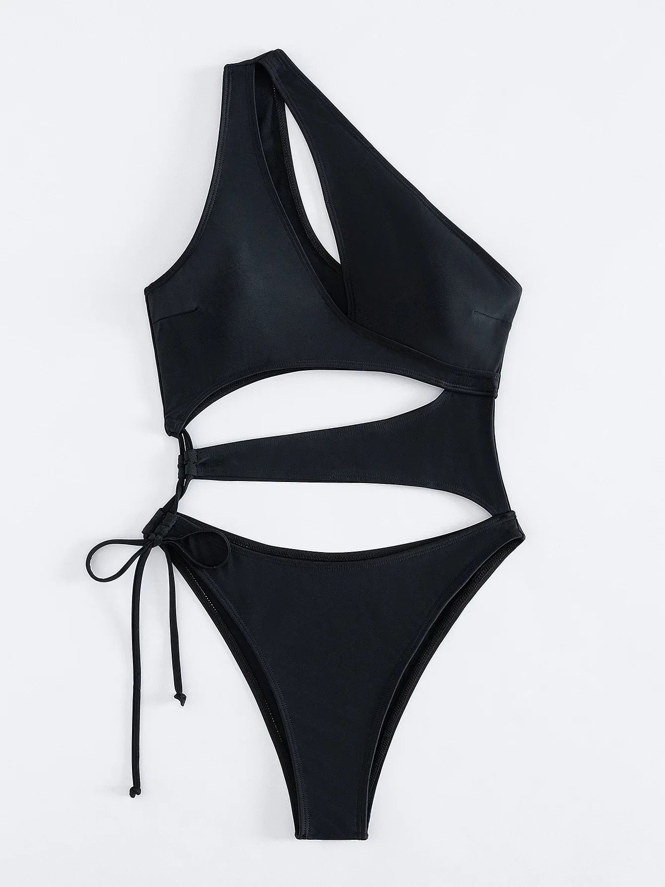 Elegant One-Shoulder Backless Monokini VestiVogue