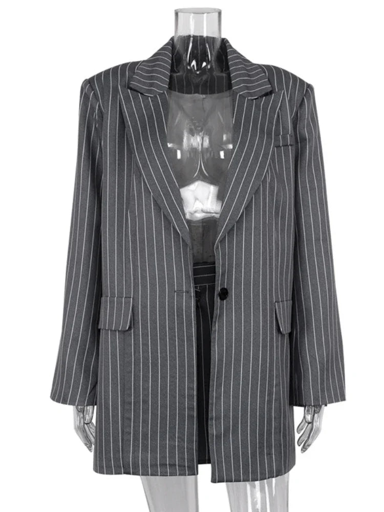 High Waist Slim Skirt and Blazer Set VestiVogue