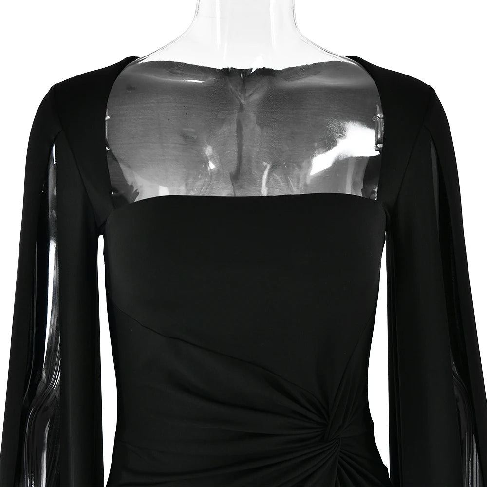 High Slit Sheath Dress VestiVogue