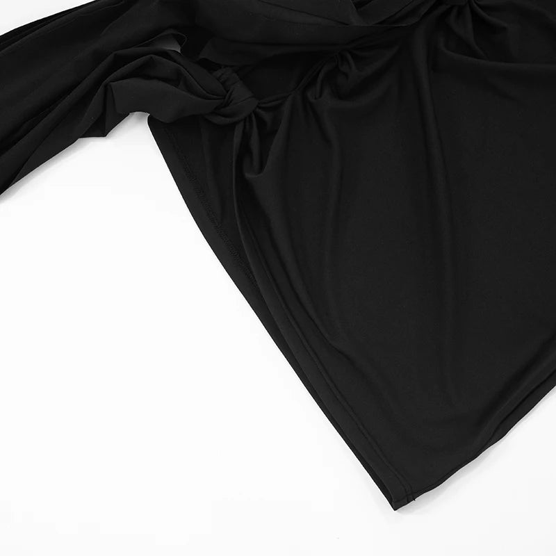 Sleek Strapless Hollow-Out Slim-Fit Summer Dress VestiVogue