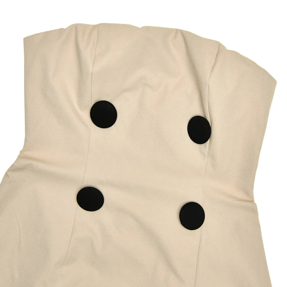 Chic A-Line Off-Shoulder Mini Dress VestiVogue