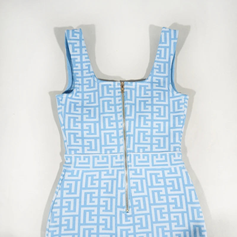 Chic Plaid Bodycon Mini Dress VestiVogue