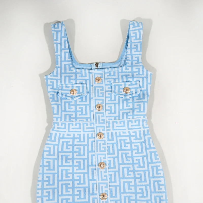 Chic Plaid Bodycon Mini Dress VestiVogue