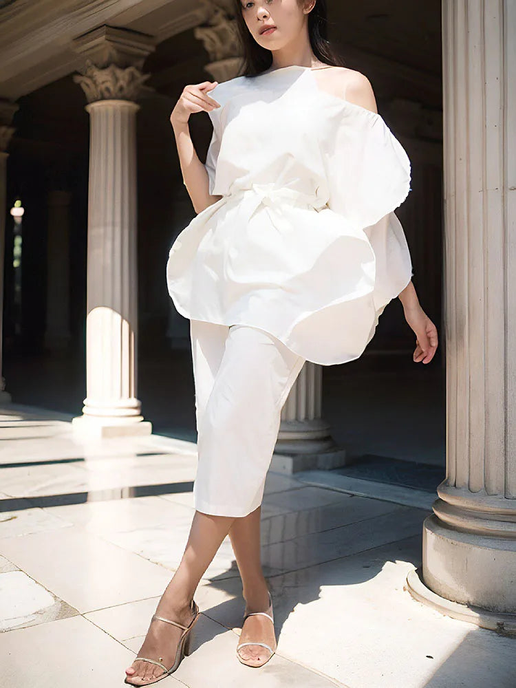 Strapless Floral Appliqué Bodycon Midi Dress for Parties VestiVogue