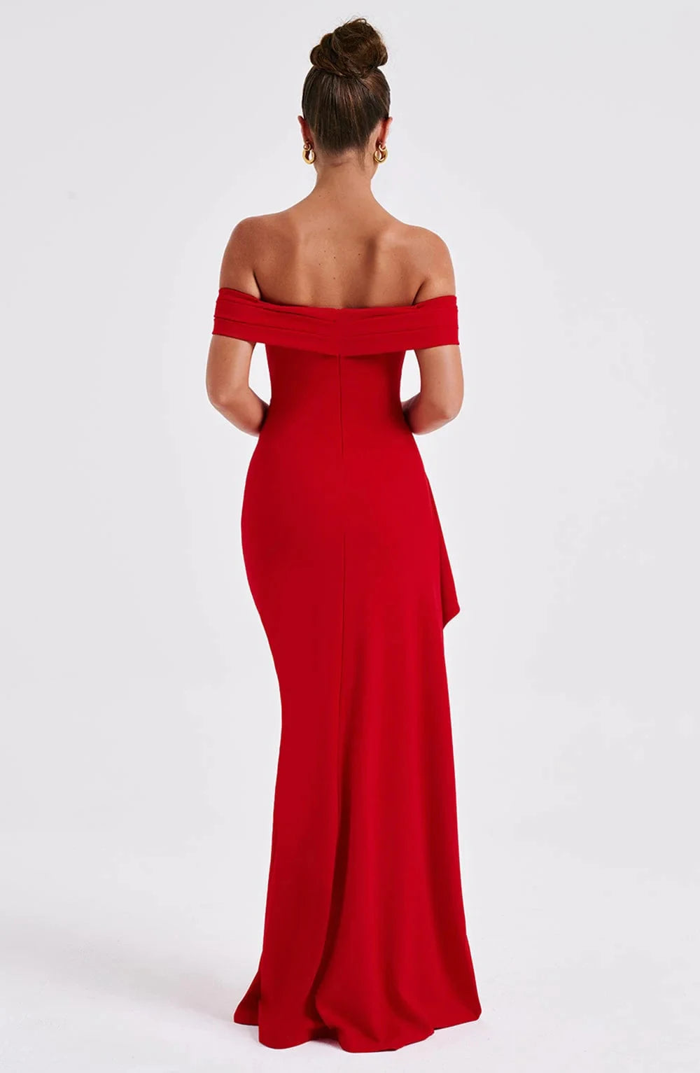 High Split One-Shoulder Dress