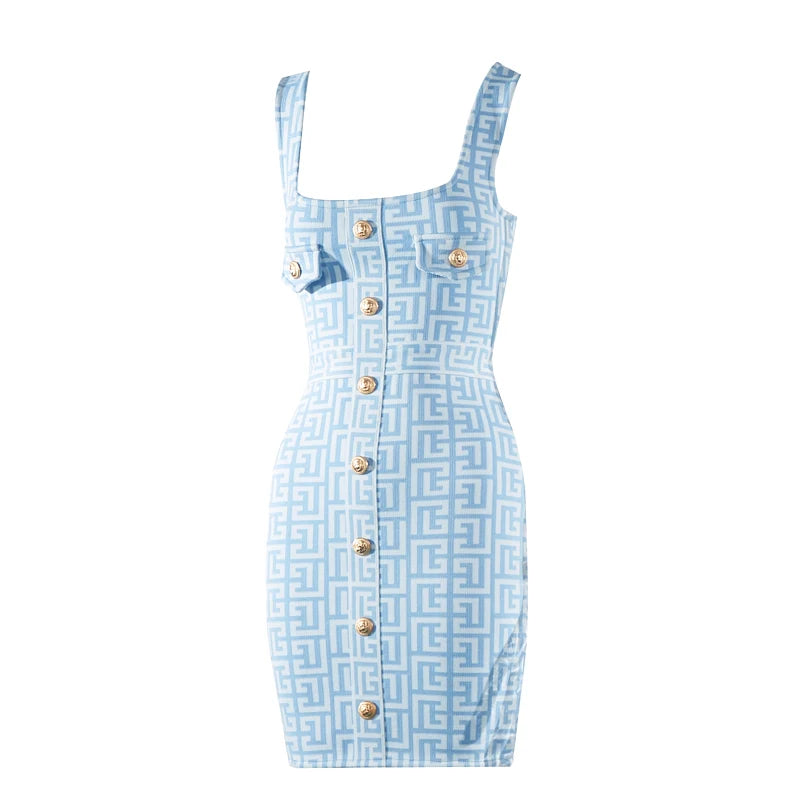 Chic Plaid Bodycon Mini Dress VestiVogue