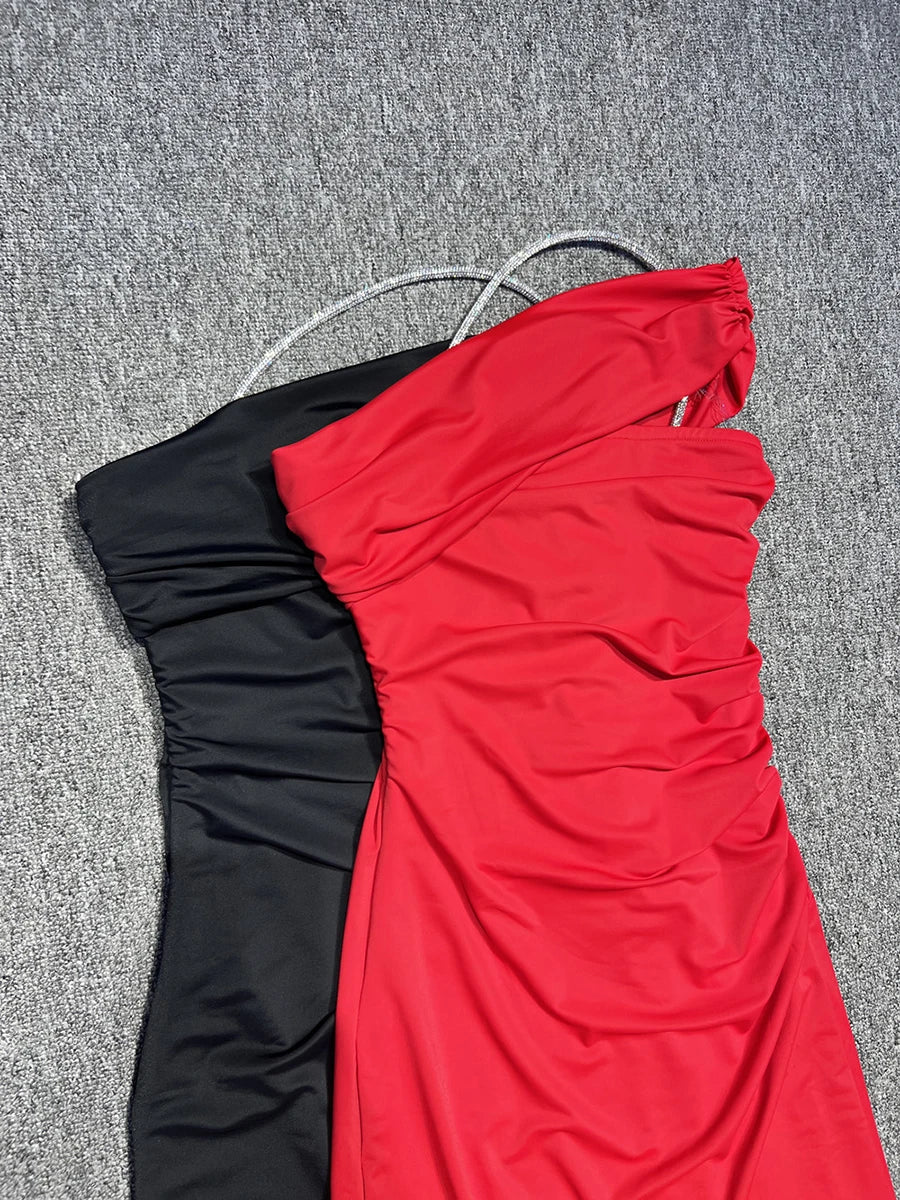 Seductive Off-Shoulder Maxi Dress VestiVogue