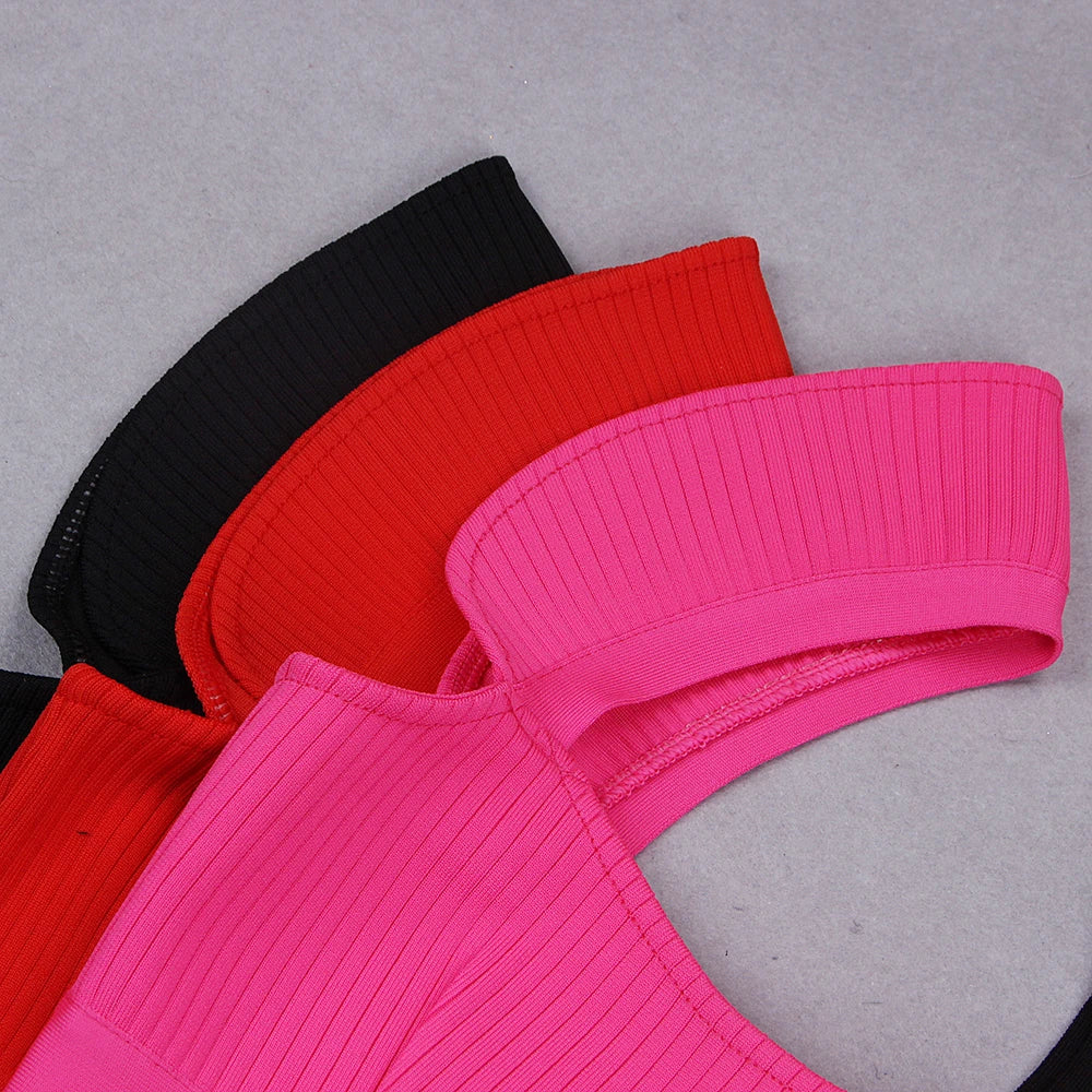 Ruffled Radiance Bodycon Set