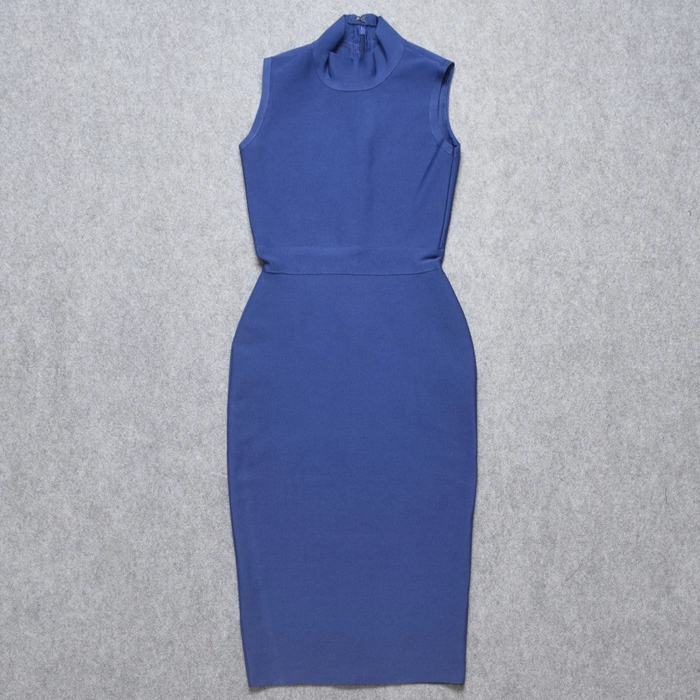 Sexy Blue Summer Bandage Dress VestiVogue