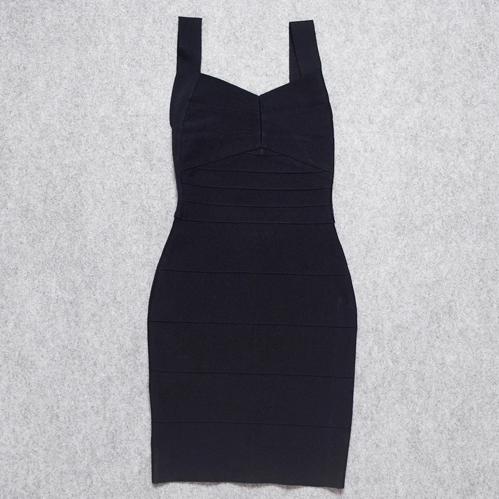 Spaghetti Strap Bodycon Mini Dress VestiVogue