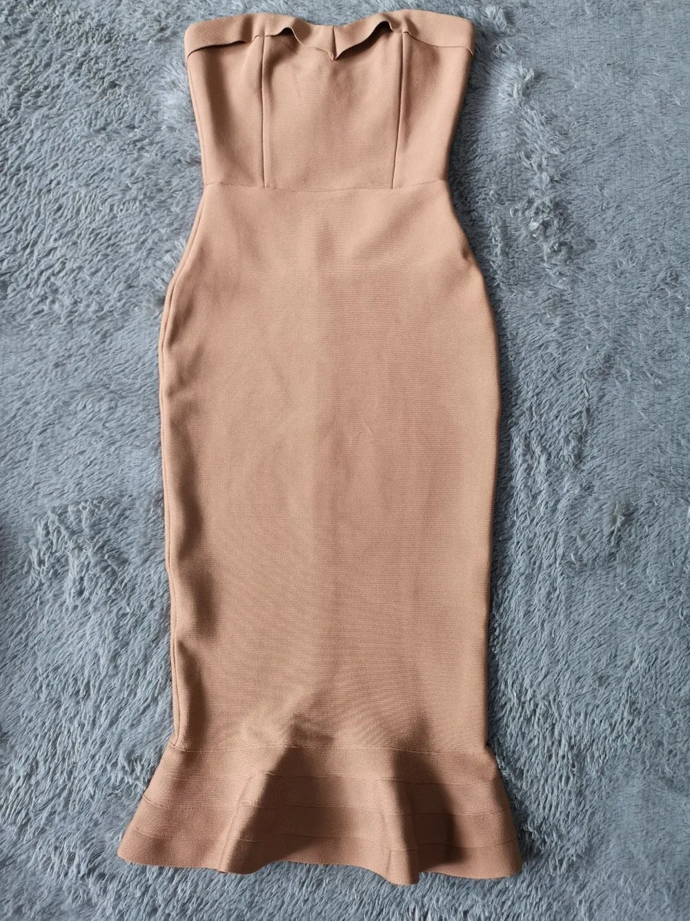 Sexy Strapless Mermaid Bandage Dress VestiVogue