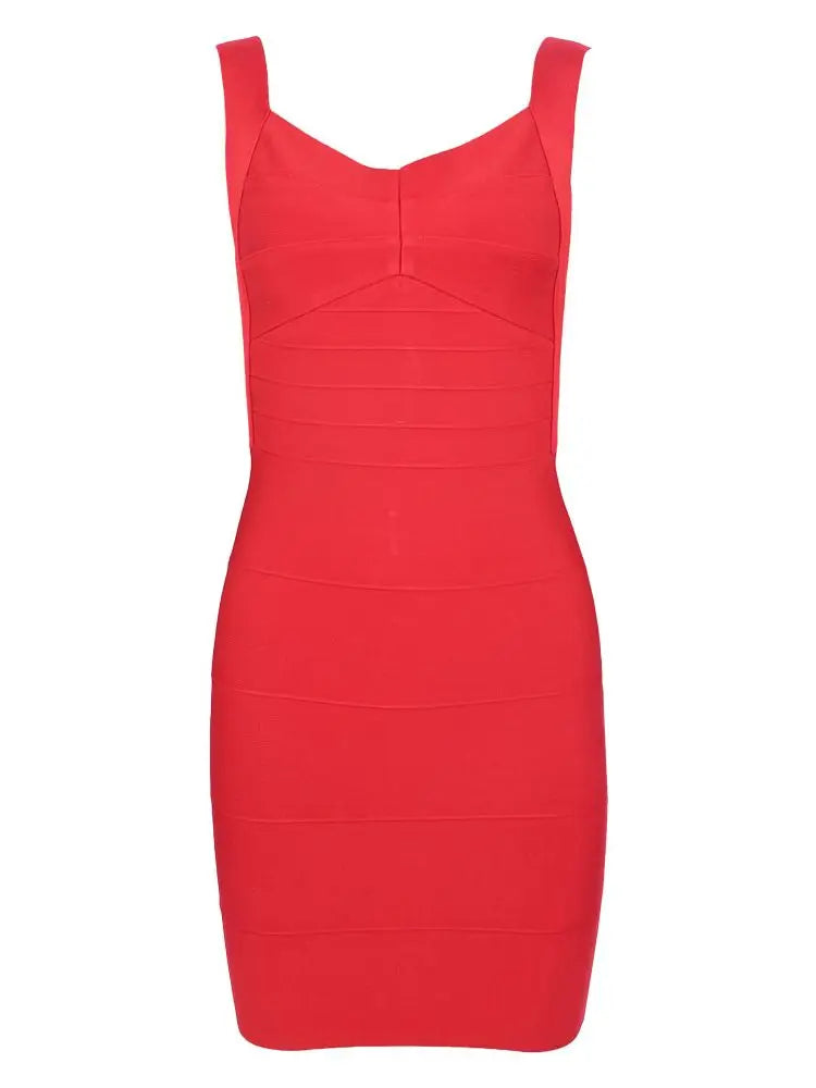 Spaghetti Strap Bodycon Mini Dress