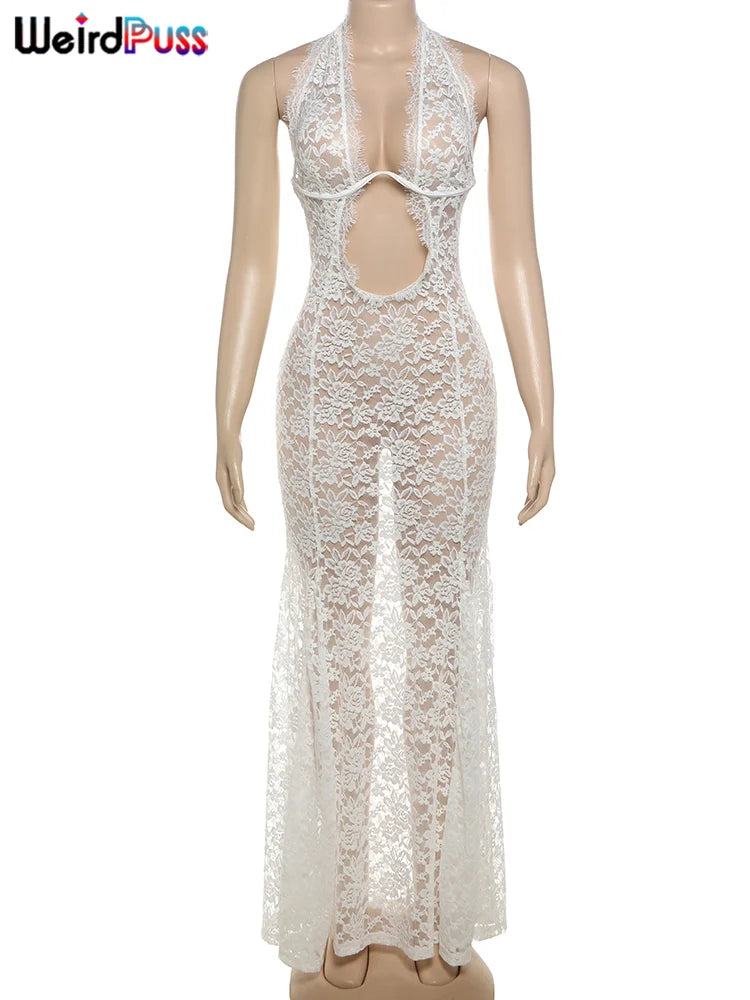 Hollow Out Backless Bodycon Dress VestiVogue