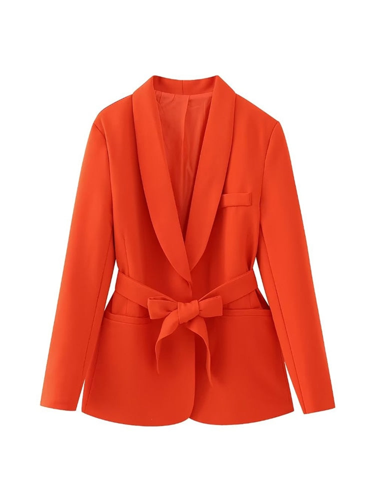 Mix and match Blazer and trousers VestiVogue Orange Blazer XS