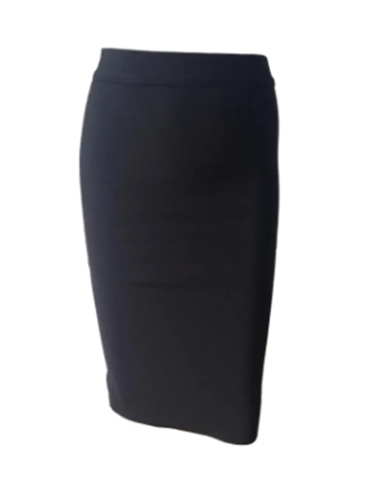 Nude Bodycon Pencil Skirt VestiVogue black XXL