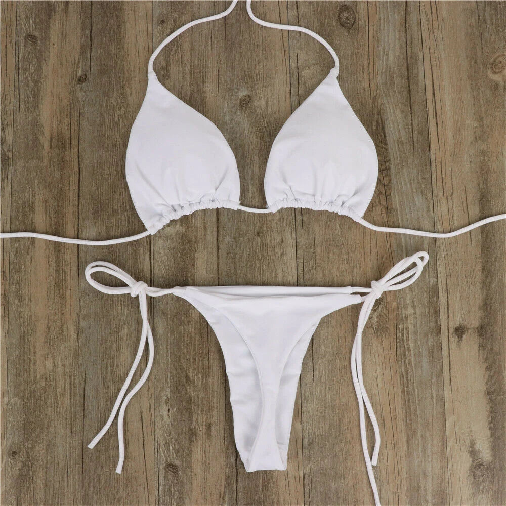 Side Tie Brazillian bikini set VestiVogue  