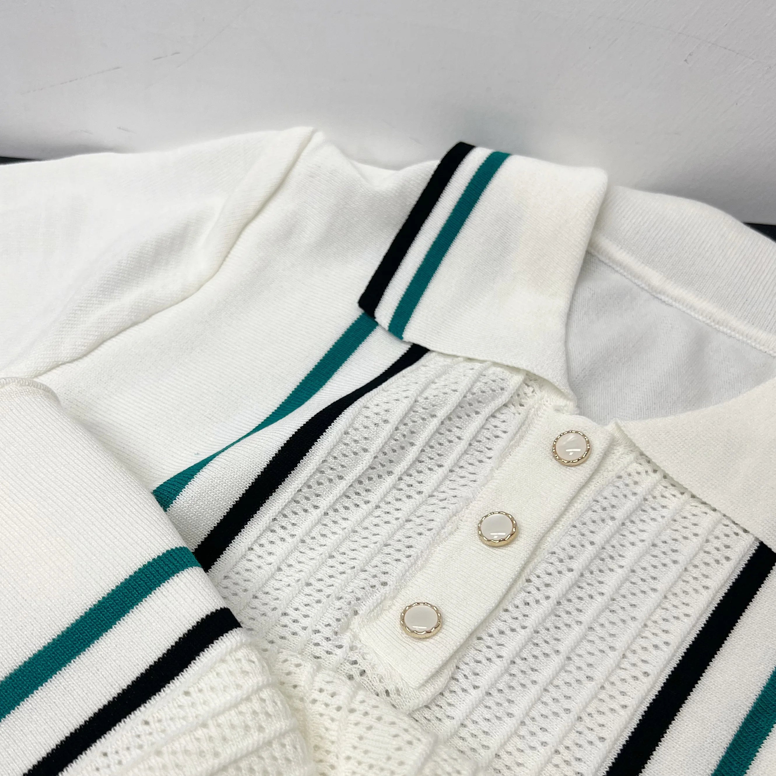 Chic Knitted Mini Dress with Ruffled Turn-Down Collar VestiVogue