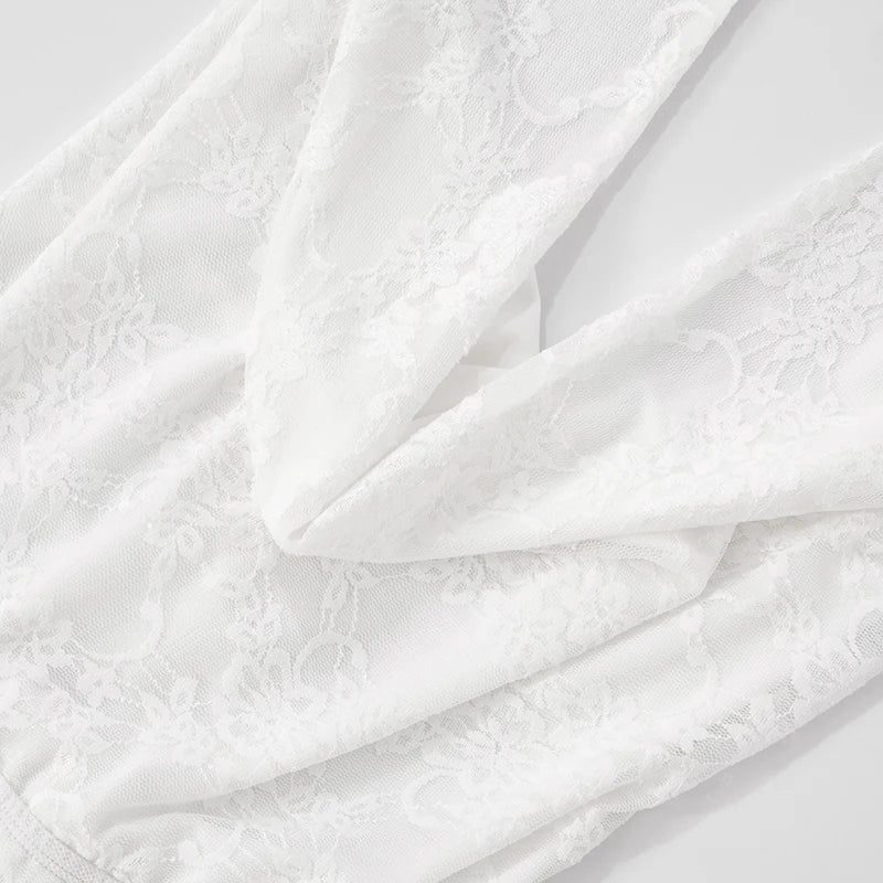 Luxe Lace Patchwork Backless Jumpsuit VestiVogue