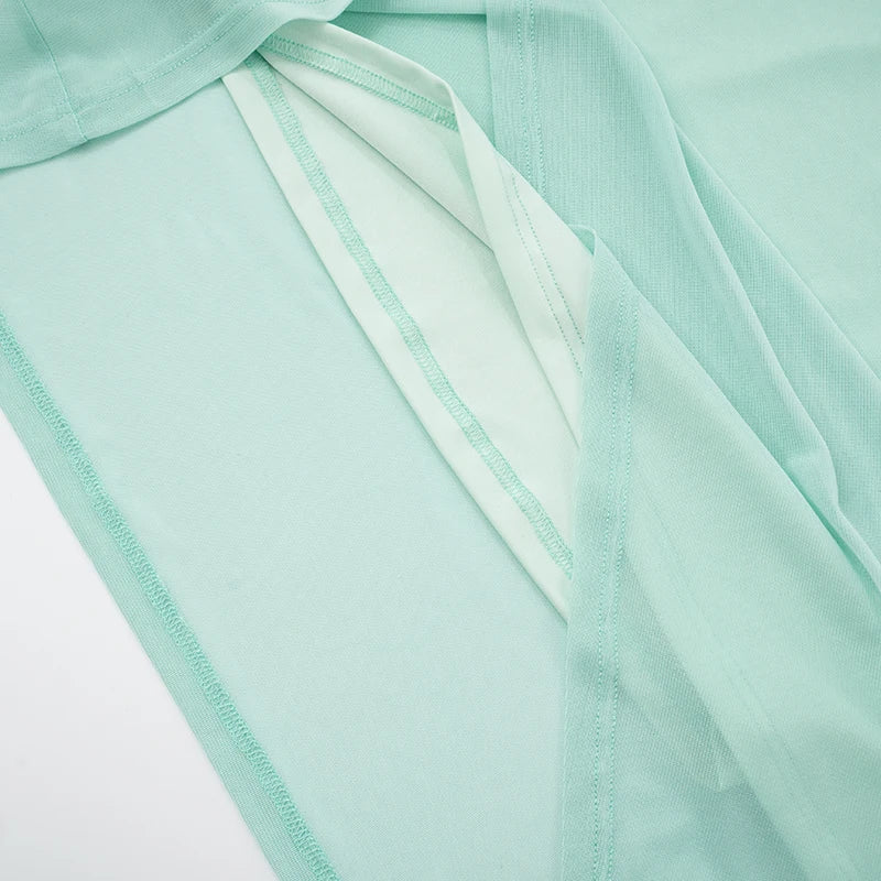 Elegant One-Shoulder Backless Pleated Mesh Dress VestiVogue