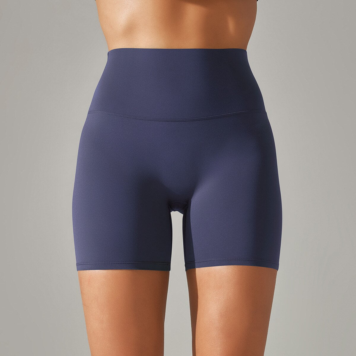 Summer Shorts Chic Gym Wear Dark Blue XS