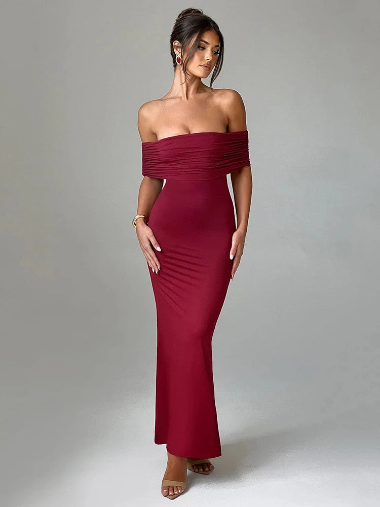 One Shoulder Backless Evening Dress VestiVogue  