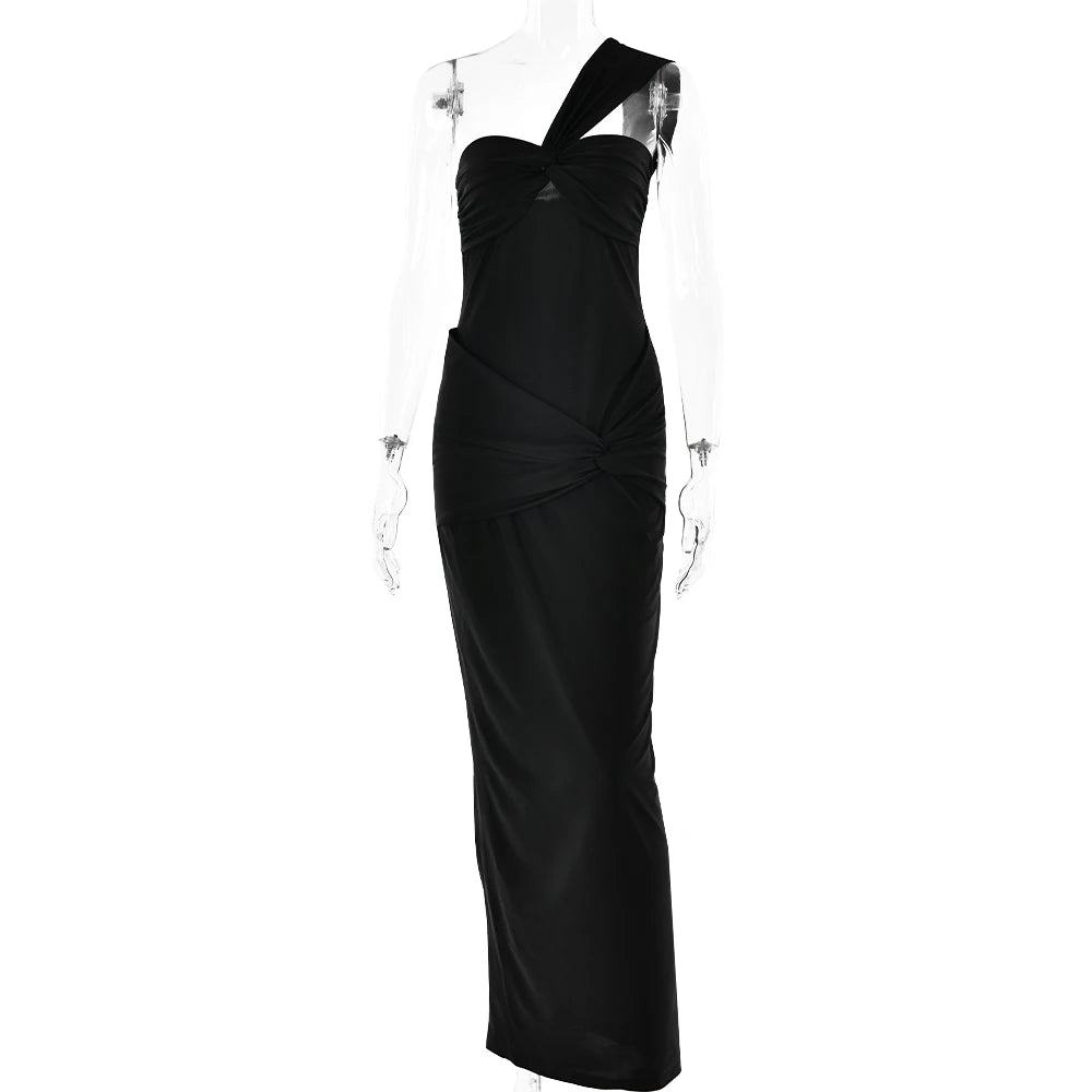 Sleek Sleeveless Zipper Maxi Dress VestiVogue