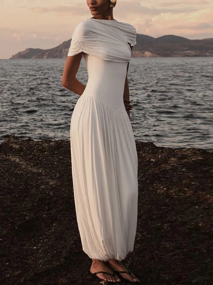 Ruched Bodycon Summer Dress VestiVogue