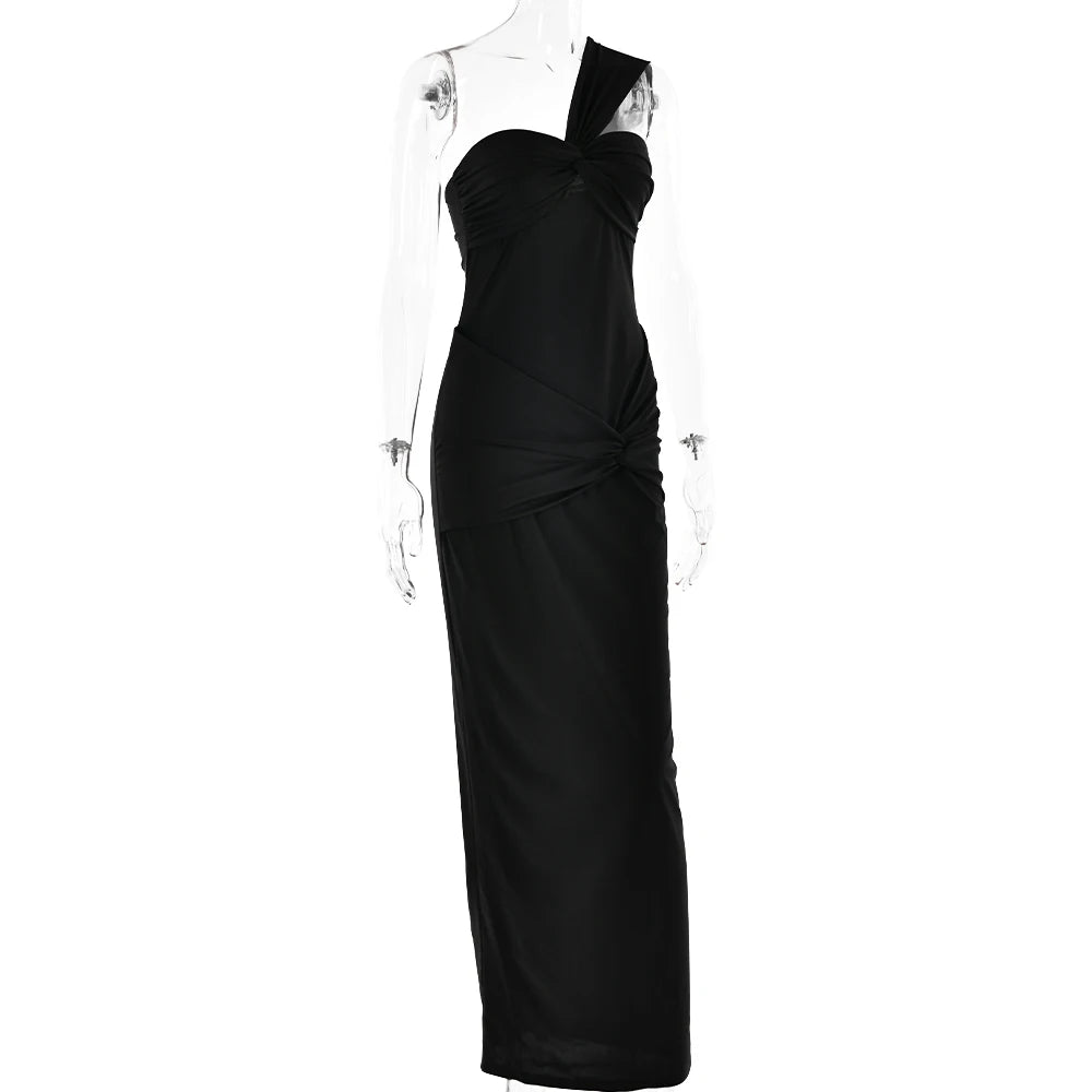 Sleek Sleeveless Zipper Maxi Dress VestiVogue