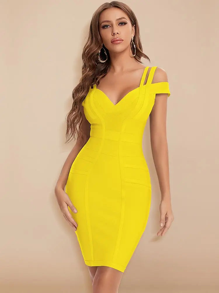 Sexy Plunge V Green Bodycon Dress