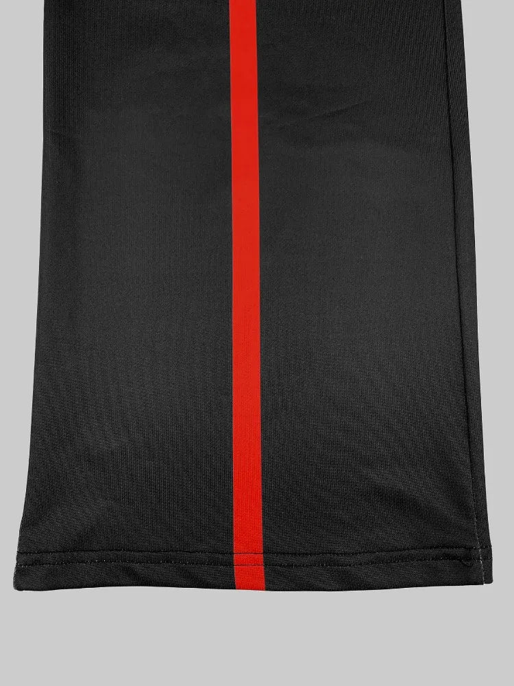 High Waist Striped Wide-Leg Trousers VestiVogue