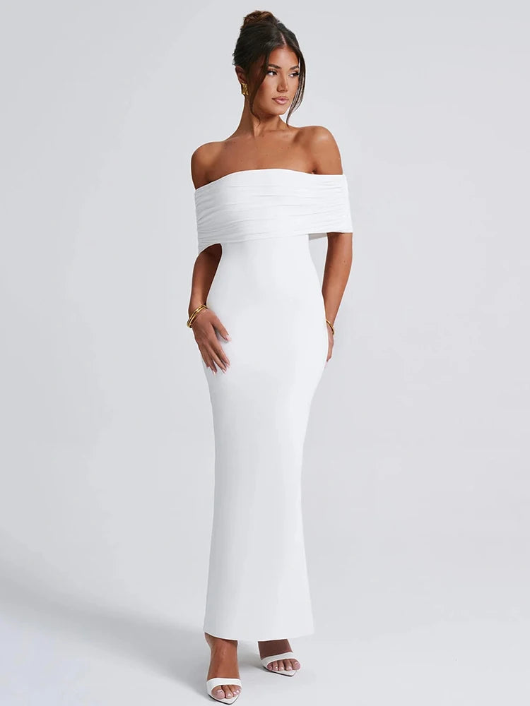 One Shoulder Backless Evening Dress VestiVogue  