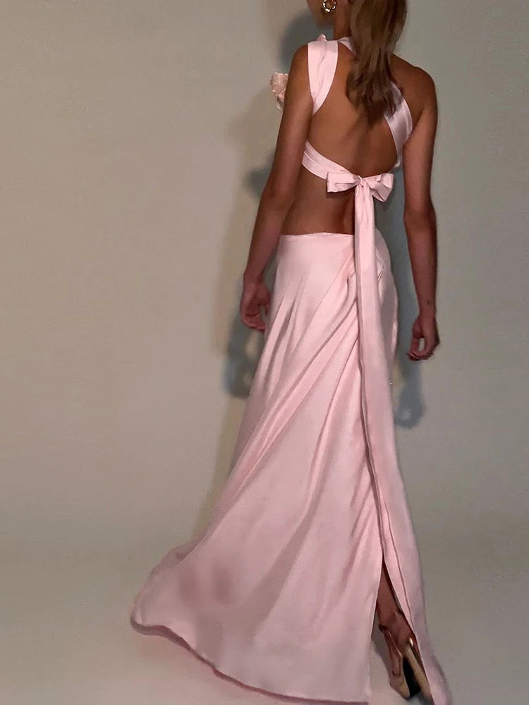 Asymmetrical Sexy Two-Piece Clubwear Set VestiVogue