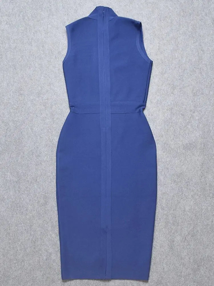 Sexy Blue Summer Bandage Dress VestiVogue