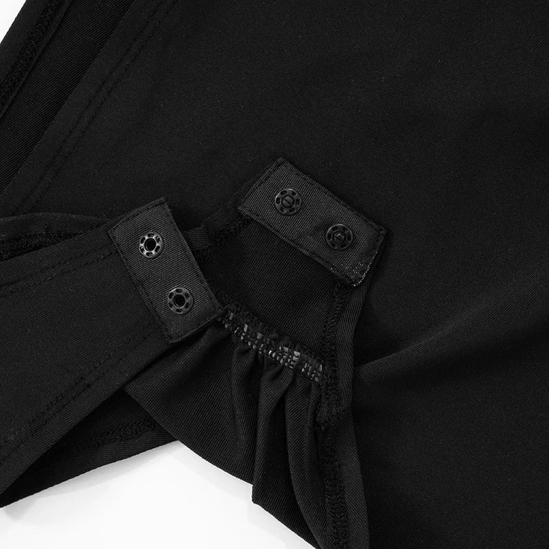 Sleeveless Hollow-Out Bodysuit & Ultra Short Pants Set VestiVogue