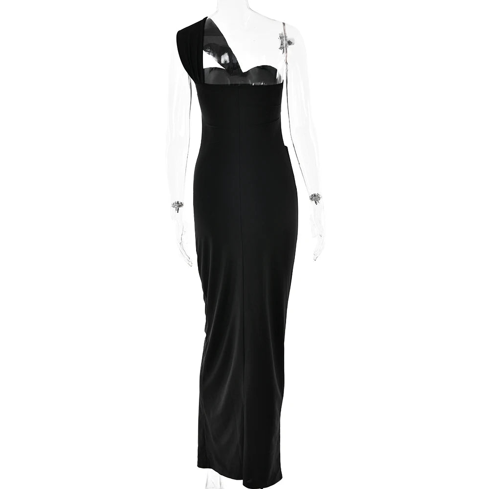 Sleek Sleeveless Zipper Maxi Dress VestiVogue