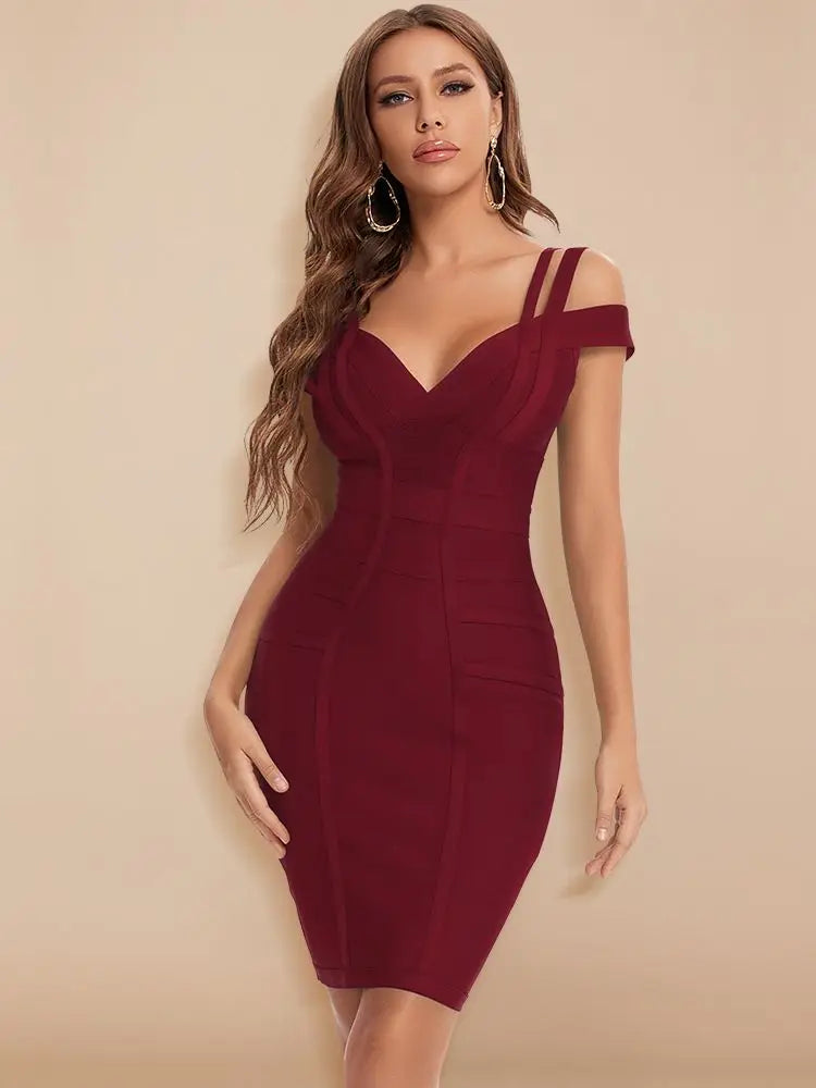 Sexy Plunge V Green Bodycon Dress