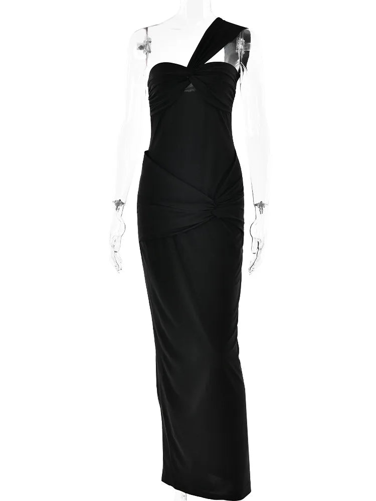 Sleek Sleeveless Zipper Maxi Dress VestiVogue