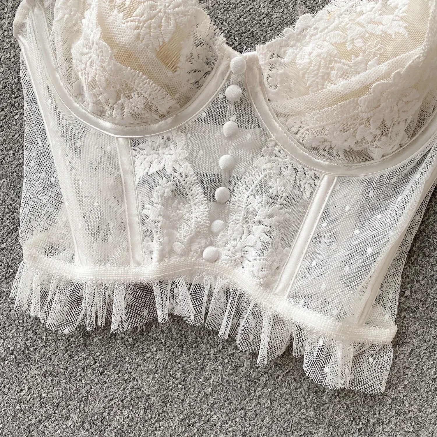 Strapless lace top VestiVogue  