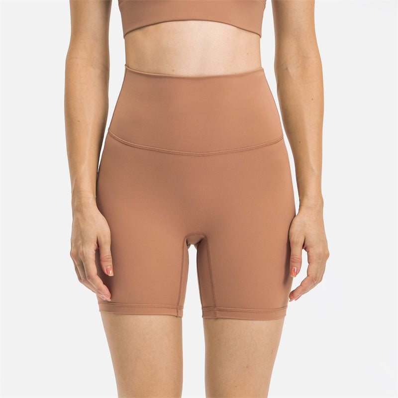 SpeedSwift Bike Shorts Chic Gym Wear Burnt Orange XS